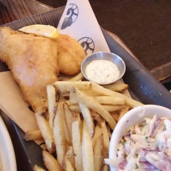 CB & Potts - fish and chips. I thought it was really tasty but it was also really greasy so gotta watch out for that. - American Near Me - Ft. Collins, Colorado