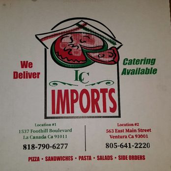 LC Imports - Pizza Box 18" XL (10/31/20). @LaCanadaImports #LaCanadaFlintridge #LCF #Pizza #FoodPorn - Pizza Near Me - La Canada, California