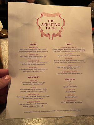 Menu photo 3 The Aperitivo Club Pittsburgh, PA Menu photo 3 The Aperitivo Club Pittsburgh, PA