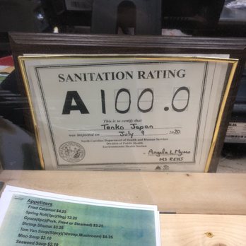 Tenko Japan - Health score - Japanese Near Me - Cary, North Carolina