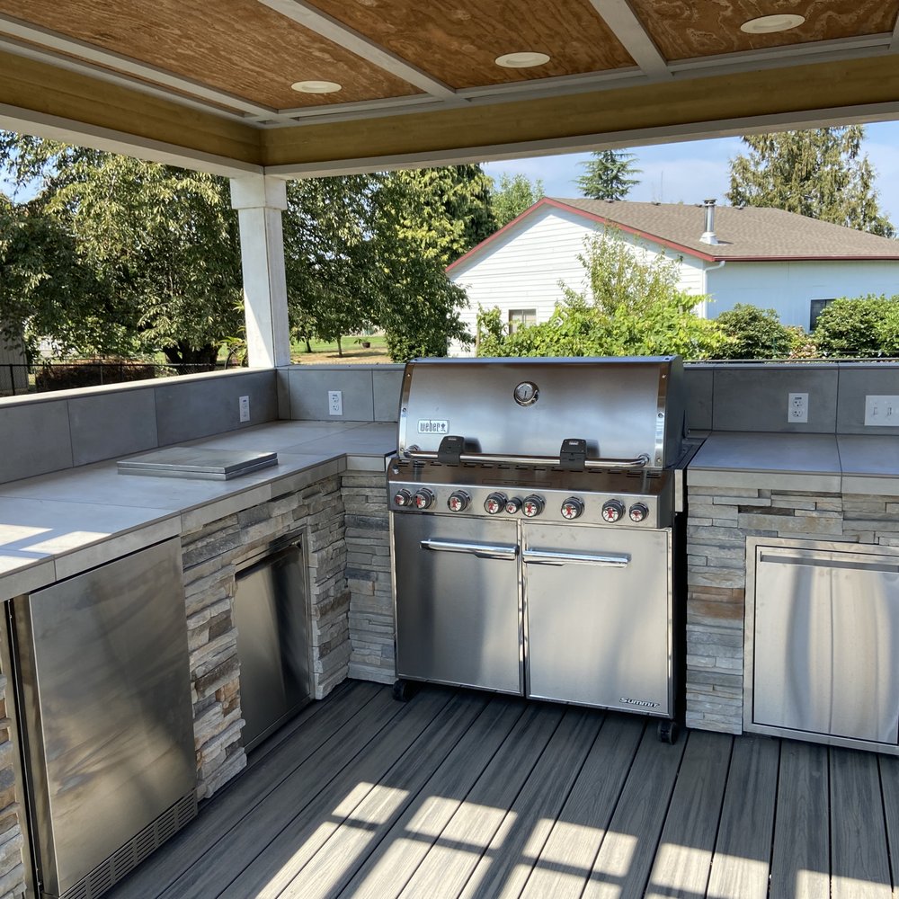Sunset Outdoor Living - Our outdoor kitchen. - Fireplace Services Near Me - Dallas, Oregon Sunset Outdoor Living - Our outdoor kitchen. - Fireplace Services Near Me - Dallas, Oregon