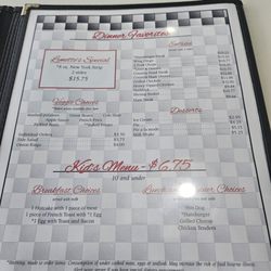 Lynette and Jerri's Diner - Menu