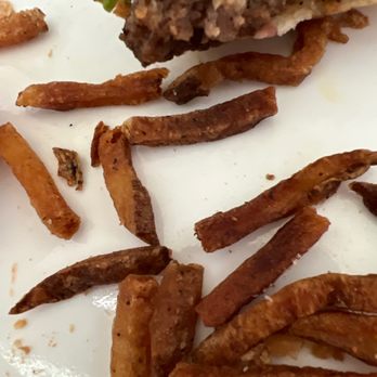 A'Bouzy - Fries were also very well done & not good. - Champagne Bars Near Me - Houston, Texas
