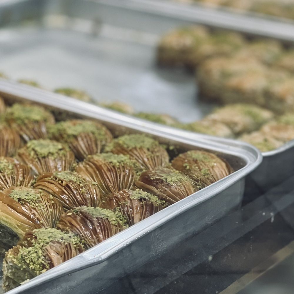 Antepli Baklava 2 - two trays of baklava - Bakeries Near Me - Paterson, New Jersey Antepli Baklava 2 - two trays of baklava - Bakeries Near Me - Paterson, New Jersey