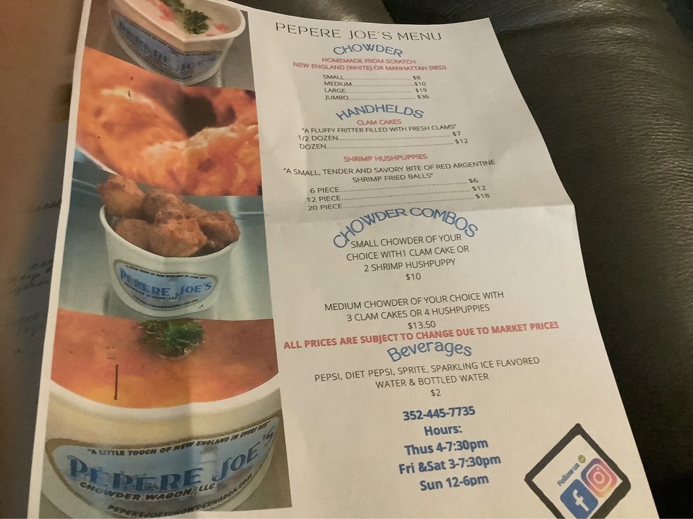 PEPERE JOE’S Ocala, Florida Food Trucks Phone Number Yelp