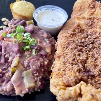 Grafton Oyster Bar - Catfish platter, red beans and rice, cornbread - Cajun/Creole Near Me - Grafton, Illinois Grafton Oyster Bar - Catfish platter, red beans and rice, cornbread - Cajun/Creole Near Me - Grafton, Illinois