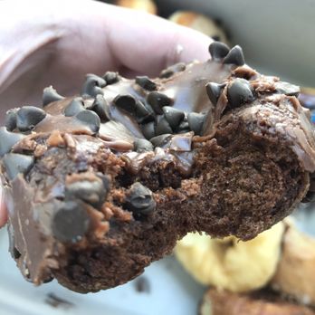 Mr T's Donut - The inside of a Chocolate Chip donut - Donuts Near Me - Modesto, California Mr T's Donut - The inside of a Chocolate Chip donut - Donuts Near Me - Modesto, California