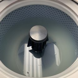 Marshfield Laundromat - Full of filthy water