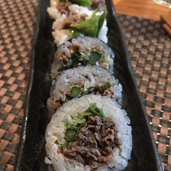 Sushi Den - Kobe Beef Roll - Japanese Near Me - Denver, Colorado Sushi Den - Kobe Beef Roll - Japanese Near Me - Denver, Colorado
