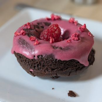 The Press - Raspberry Mochi Donut - Coffee & Tea Near Me - Livermore, California