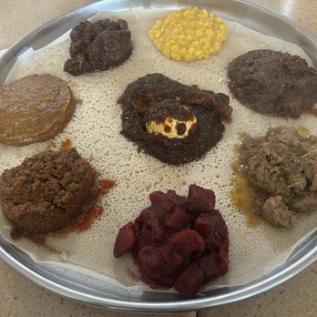 Gojo Ethiopian - Two Meat and Veg combos - Ethiopian Near Me - Nashville, Tennessee