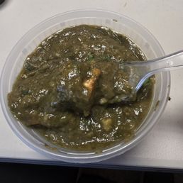 Palak paneer. Palak paneer.