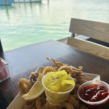 Down the Hatch - Calamari  (tasted great!) - Seafood Near Me - Ponce Inlet, Florida