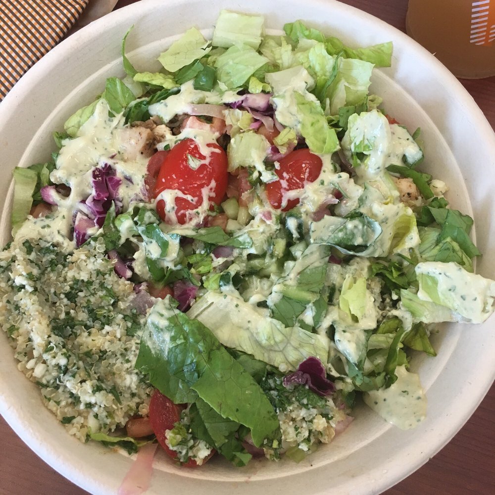 CAVA - Green + Grain Bowl - Grilled Meatballs w/Super Greens - Mediterranean Near Me - Jersey City, New Jersey CAVA - Green + Grain Bowl - Grilled Meatballs w/Super Greens - Mediterranean Near Me - Jersey City, New Jersey