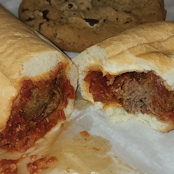 Capriotti's Sandwich Shop - I have here today the Homemade Meatball and the Chocolate Chip Cookie. - Sandwiches Near Me - Las Vegas, Nevada Capriotti's Sandwich Shop - I have here today the Homemade Meatball and the Chocolate Chip Cookie. - Sandwiches Near Me - Las Vegas, Nevada