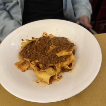 Osteria del Cinghiale Bianco - Papardelle with wild boar sauce - Tuscan Near Me - Florence, FI