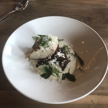 The Optimist - DUCK FAT POACHED SWORDFISH!!! Short rib, kohlrabi, horseradish, parsley and dill - Seafood Near Me - Atlanta, Georgia