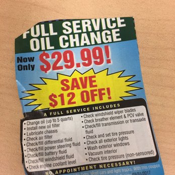 Grease Monkey - Their coupon where they state a new oil filter is included in an oil change. - Oil Change Stations Near Me - Seattle, Washington