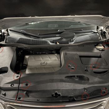 Firestone Complete Auto Care - Missing engine cover clips after maintenance. - Tires Near Me - Los Angeles, California Firestone Complete Auto Care - Missing engine cover clips after maintenance. - Tires Near Me - Los Angeles, California