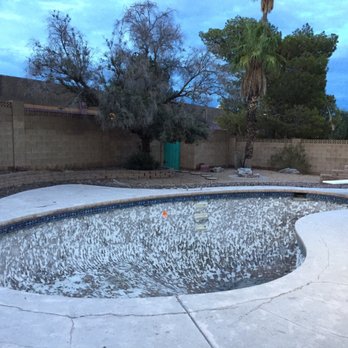 Boulder Valley Pools - Chipped out interior and sanded down deck. - Pool Cleaners Near Me