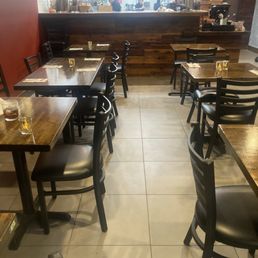 Interior of the restaurant. Interior of the restaurant.