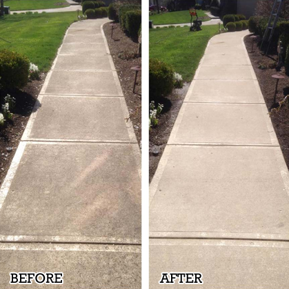 Slide of $99 Driveway Pressure Washing