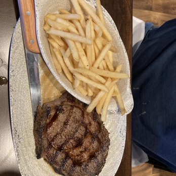 Highball Lanes - Ribeye with fries - Bowling Near Me - Jackson, Mississippi