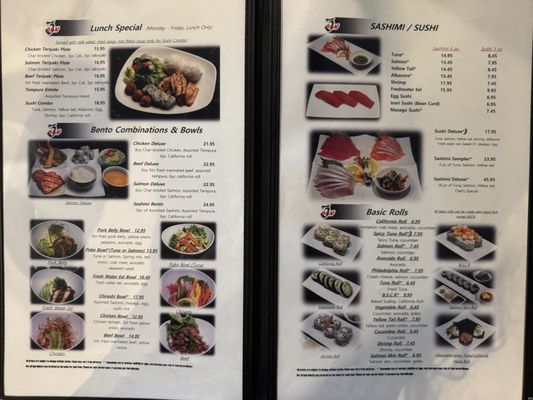 Menu photo 2 San Sushi Placentia, CA