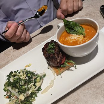 Nick's Manhattan Beach - My date's Trio meal - American Near Me - Manhattan Beach, California Nick's Manhattan Beach - My date's Trio meal - American Near Me - Manhattan Beach, California