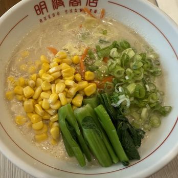 Akedo Showten - Vegetarian ramen with black broth base (vegan) - Ramen Near Me - Langley, British Columbia