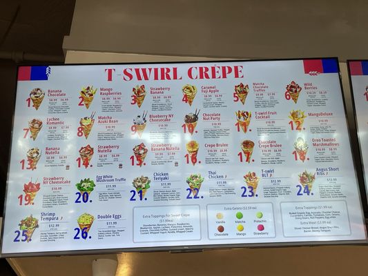 Menu photo 1 T Swirl Crepe Chandler, AZ