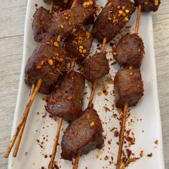 Chao Wei Ju - C2 Fried Beef Cube Skewers - Chinese Near Me - San Gabriel, California Chao Wei Ju - C2 Fried Beef Cube Skewers - Chinese Near Me - San Gabriel, California