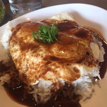 Moena Café - Short rib loco moco $15.50 - Cafes Near Me - Honolulu, Hawaii