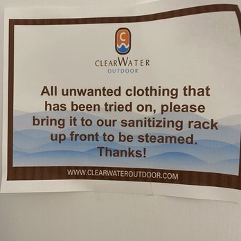 Clear Water Outdoor - sanitizing station - Sports Wear Near Me - Lake Geneva, Wisconsin Clear Water Outdoor - sanitizing station - Sports Wear Near Me - Lake Geneva, Wisconsin
