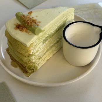 Sweet Glory - Pandan Coconut Mille Crepe Cake - Desserts Near Me - San Francisco, California