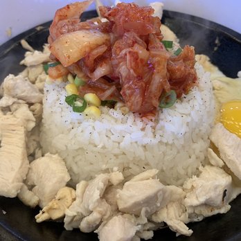 Sizzling Lunch - Chicken Pepper Rice + Kimchi + Egg + Extra Garlic Butter - Teppanyaki Near Me - Fremont, California Sizzling Lunch - Chicken Pepper Rice + Kimchi + Egg + Extra Garlic Butter - Teppanyaki Near Me - Fremont, California
