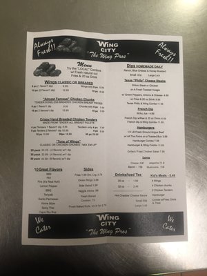 Menu photo 3 Wing City Garland, TX Menu photo 3 Wing City Garland, TX