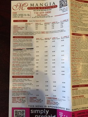 Menu photo 4 Mangia Pizza & Catering Westland, MI Menu photo 4 Mangia Pizza & Catering Westland, MI
