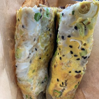 TJ Food - Jian bing with spicy sauce - Food Trucks Near Me - Houston, Texas TJ Food - Jian bing with spicy sauce - Food Trucks Near Me - Houston, Texas