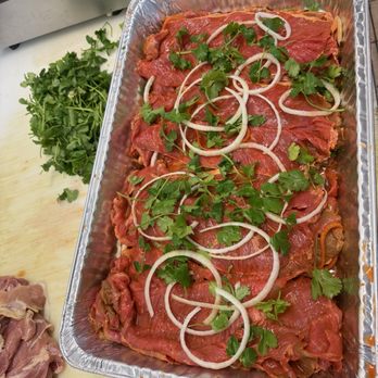 Mexico Super Market - Beef flap meat marinated - Grocery Near Me - Placentia, California Mexico Super Market - Beef flap meat marinated - Grocery Near Me - Placentia, California