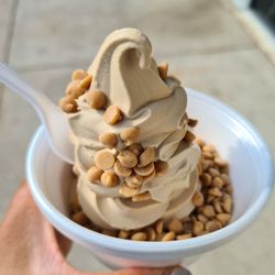 D'Lites - Caramel soft serve with pb chips