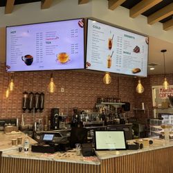 Great selection of coffees