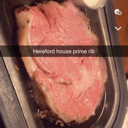 Prime  rib with the horseradish sauce
