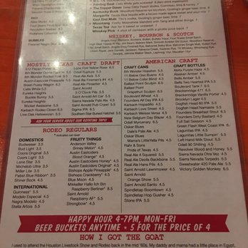 Rodeo Goat - Burgers Near Me - Houston, Texas