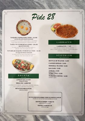 Menu photo 1 Pide 28 Paterson, NJ Menu photo 1 Pide 28 Paterson, NJ