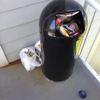 The Reserve at Tysons Corner - This trash can sat packed full for nearly 2 weeks. - Apartments Near Me - Vienna, Virginia The Reserve at Tysons Corner - This trash can sat packed full for nearly 2 weeks. - Apartments Near Me - Vienna, Virginia