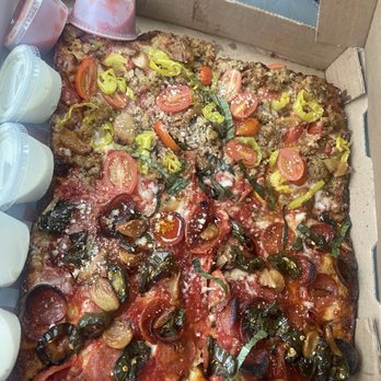 Ranch Pizza - Beaverton - Detroit style half half - Pizza Near Me - Beaverton, Oregon Ranch Pizza - Beaverton - Detroit style half half - Pizza Near Me - Beaverton, Oregon