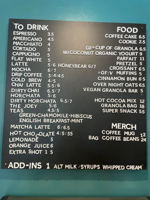 Menu photo 1 Lefty's Coffee Co. Los Olivos, CA Menu photo 1 Lefty's Coffee Co. Los Olivos, CA