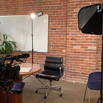 3007 Films - Interview set up in San Francisco Downtown for Oracle. - Photo Booth Rentals Near Me