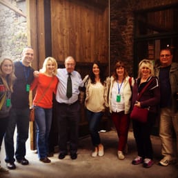 With our Tour Guide Matt at Kilbeggan Distillery With our Tour Guide Matt at Kilbeggan Distillery